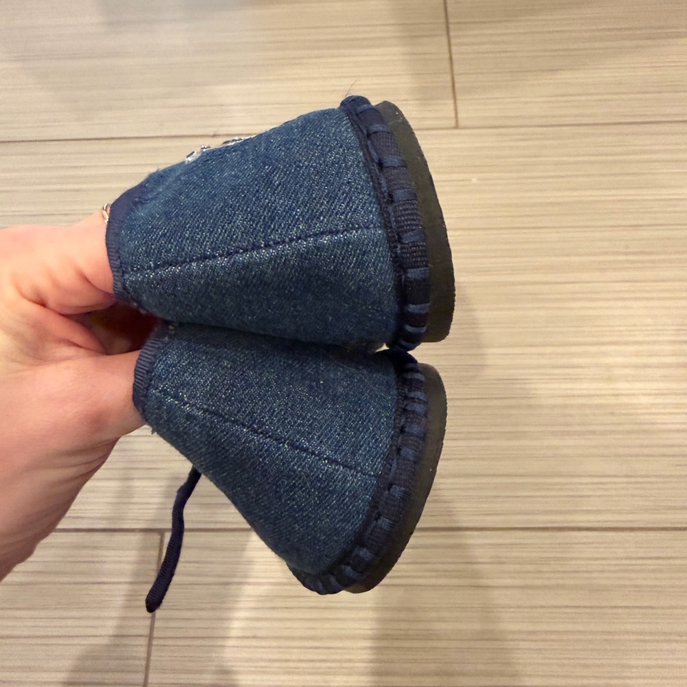 Aerie Denim Mary Jane Ballet Flats Women's Shoes, Size 10 - Picture 2 of 3